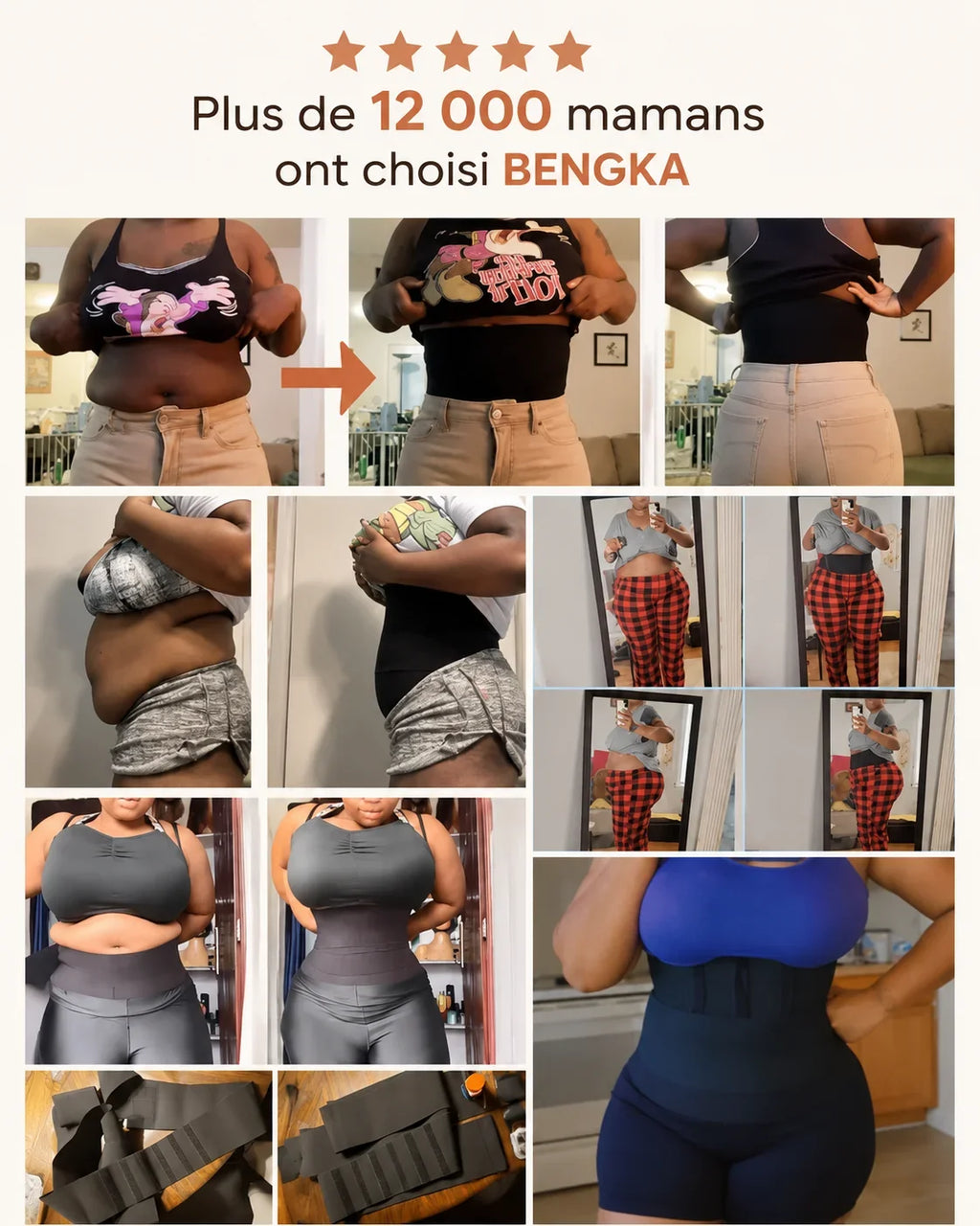 VentreSerein™ – Ceinture de Maintien Post-Partum