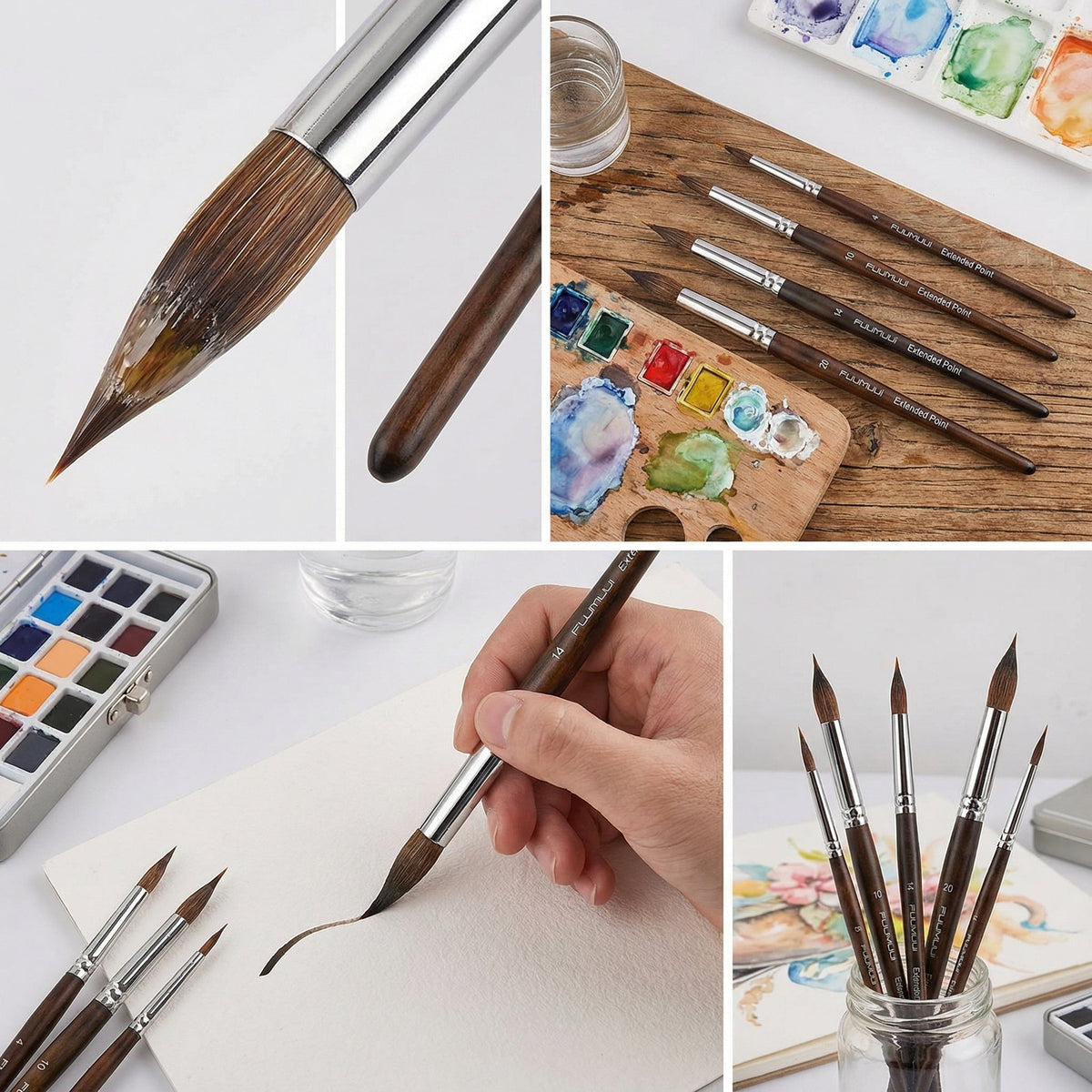 Dernier Jour -50% | CréaLine™ Pinceaux Artistiques Premium