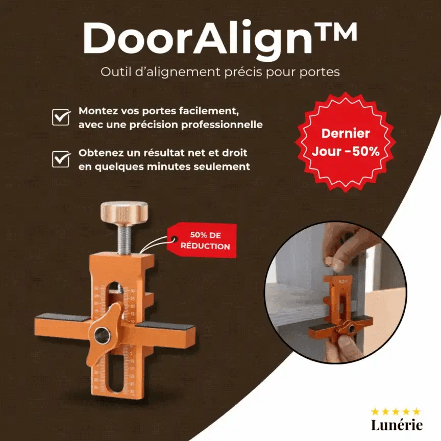 Dernier Jour -50% | DoorAlign™ Alignez vos portes d’armoire rapidement et sans erreur !