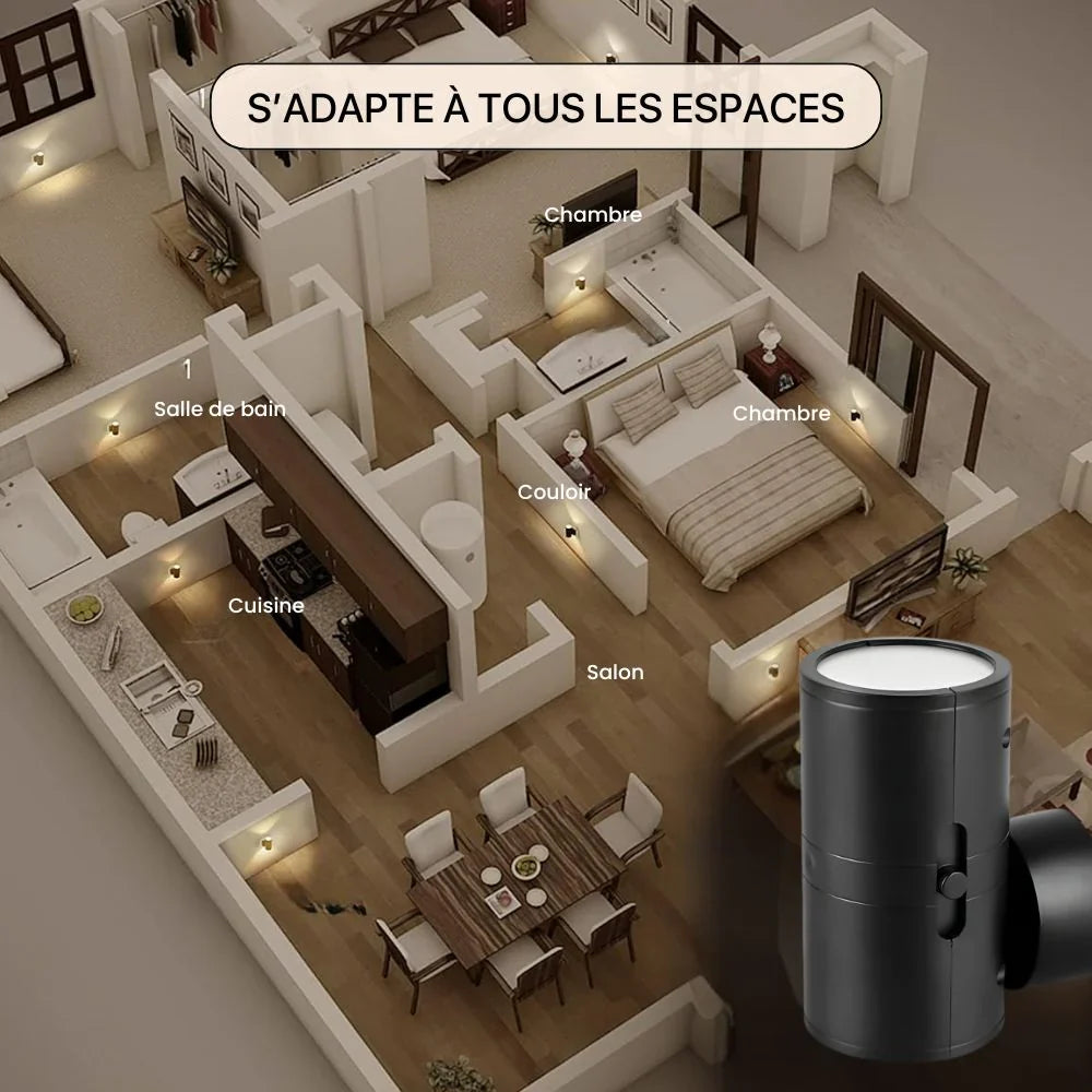 Lampe murale LED à branchement direct