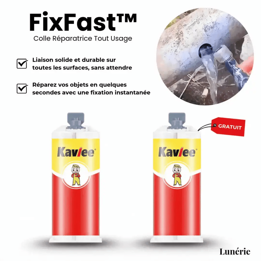 1+1 OFFERT | FixFast™ Colle Réparatrice Tout Usage