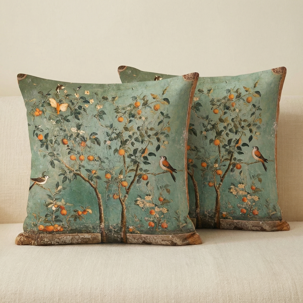 Dernier Jour -50% | Everbloom™ Housses de coussin botaniques vintage