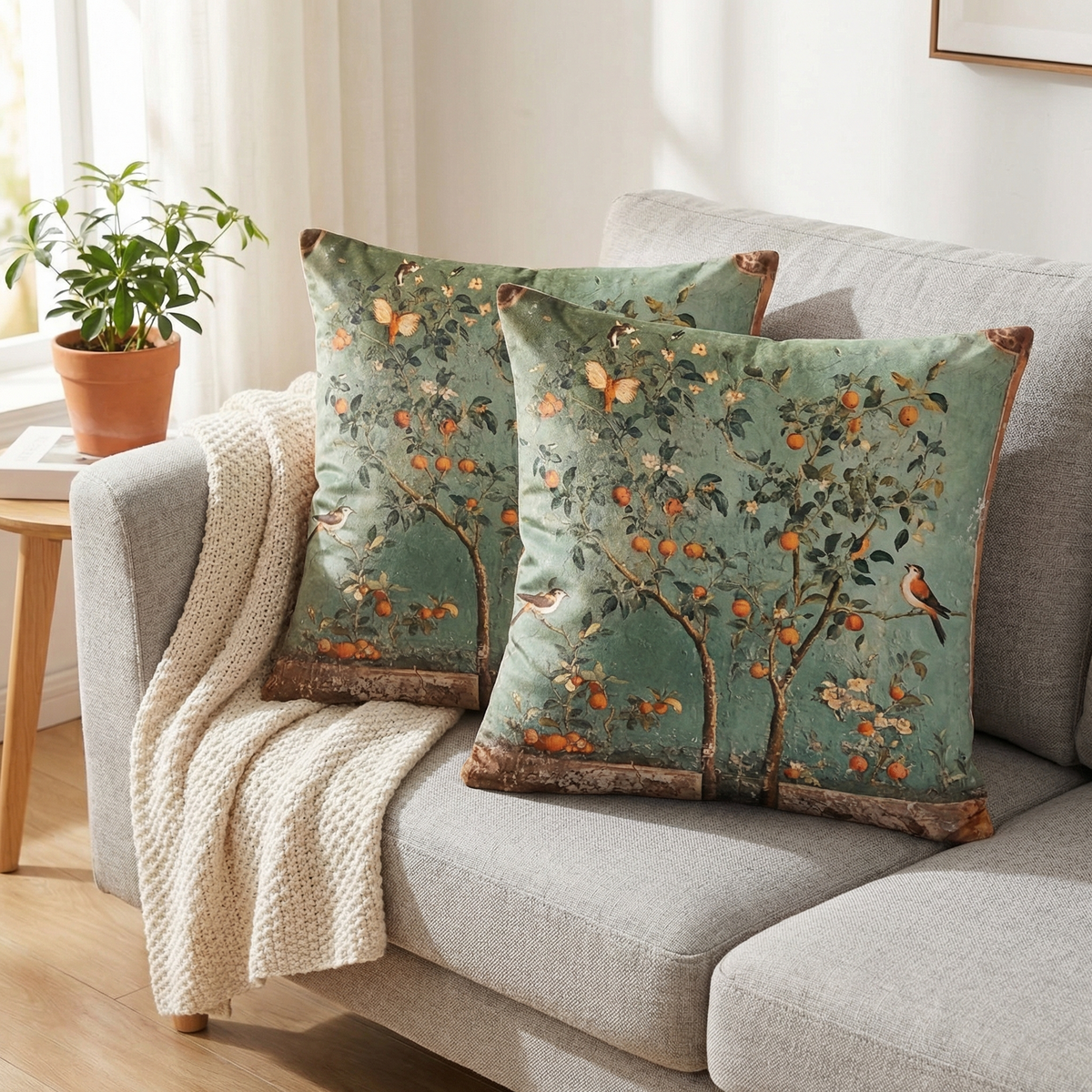 Dernier Jour -50% | Everbloom™ Housses de coussin botaniques vintage