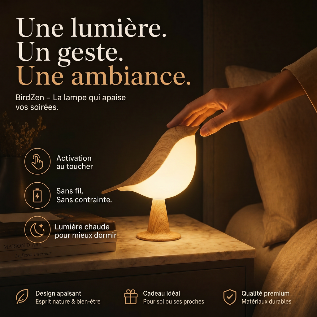 LumiAile™ – Oiseau Lumineux Décoratif