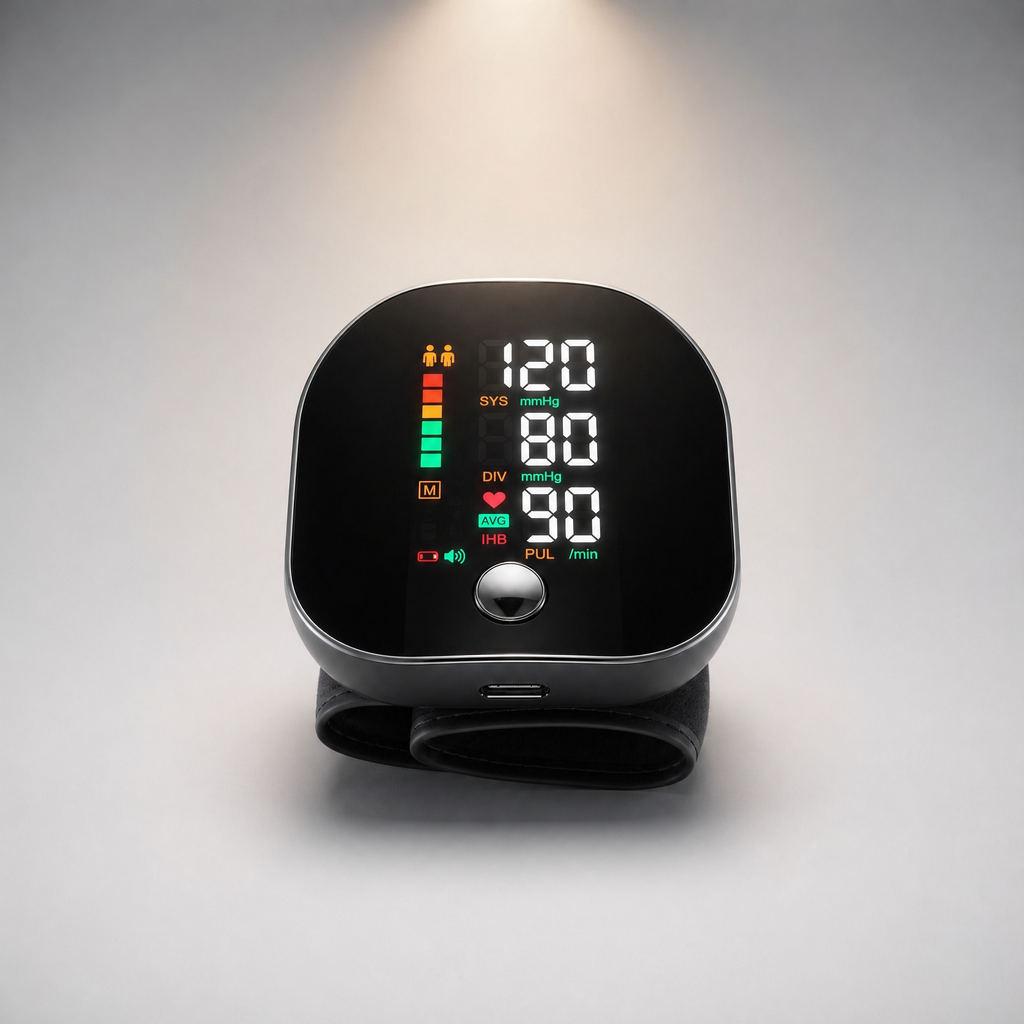 TensionClair™ – Tensiomètre de Poignet Numérique Rechargeable