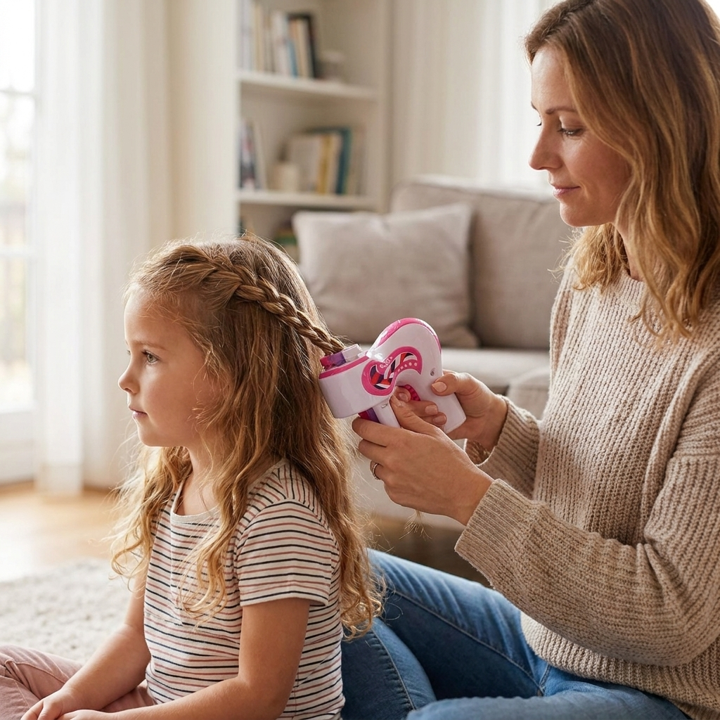 TresseMagie™ – Appareil Automatique à Tresser les Cheveux