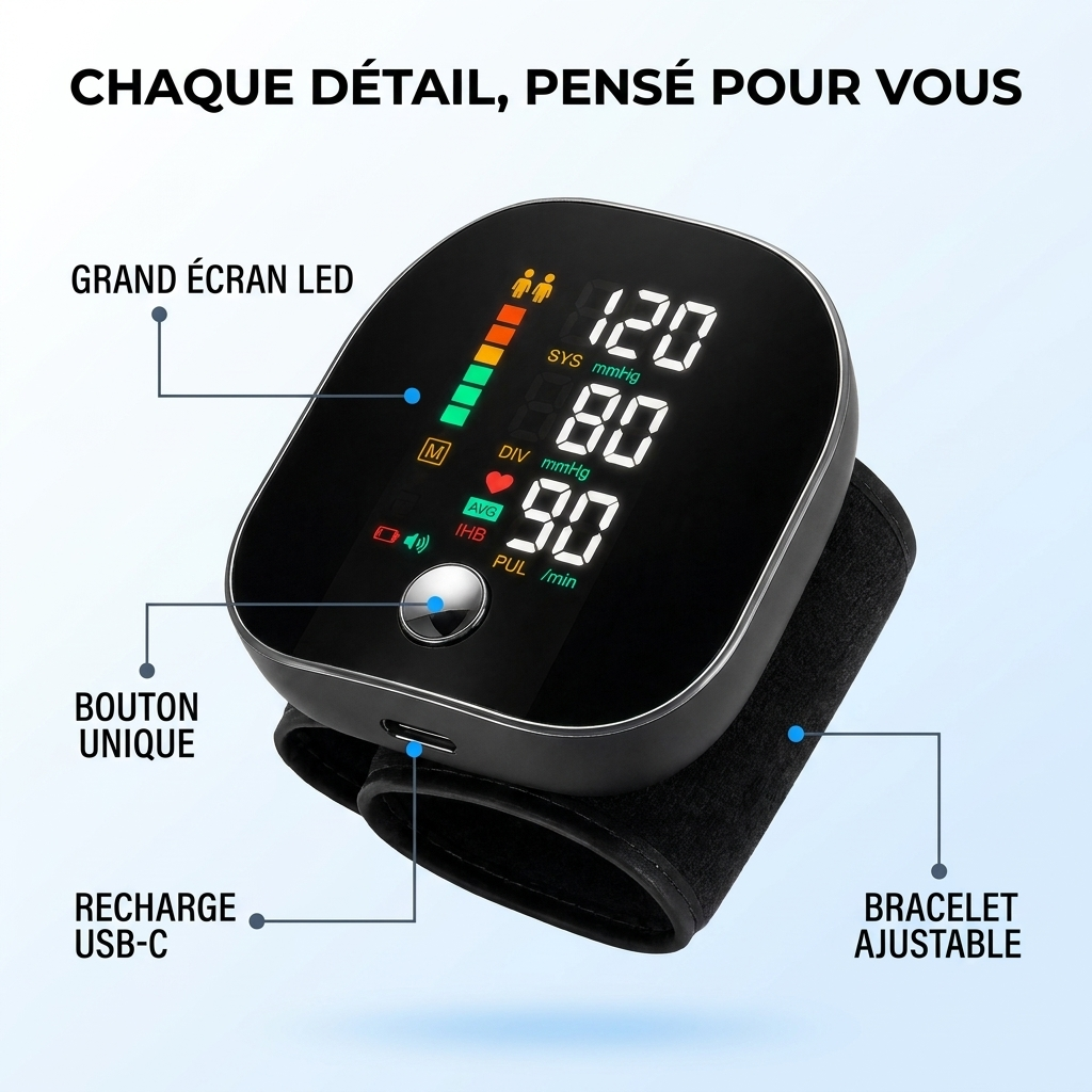 Tensiva™ — Fini le gros brassard qui serre