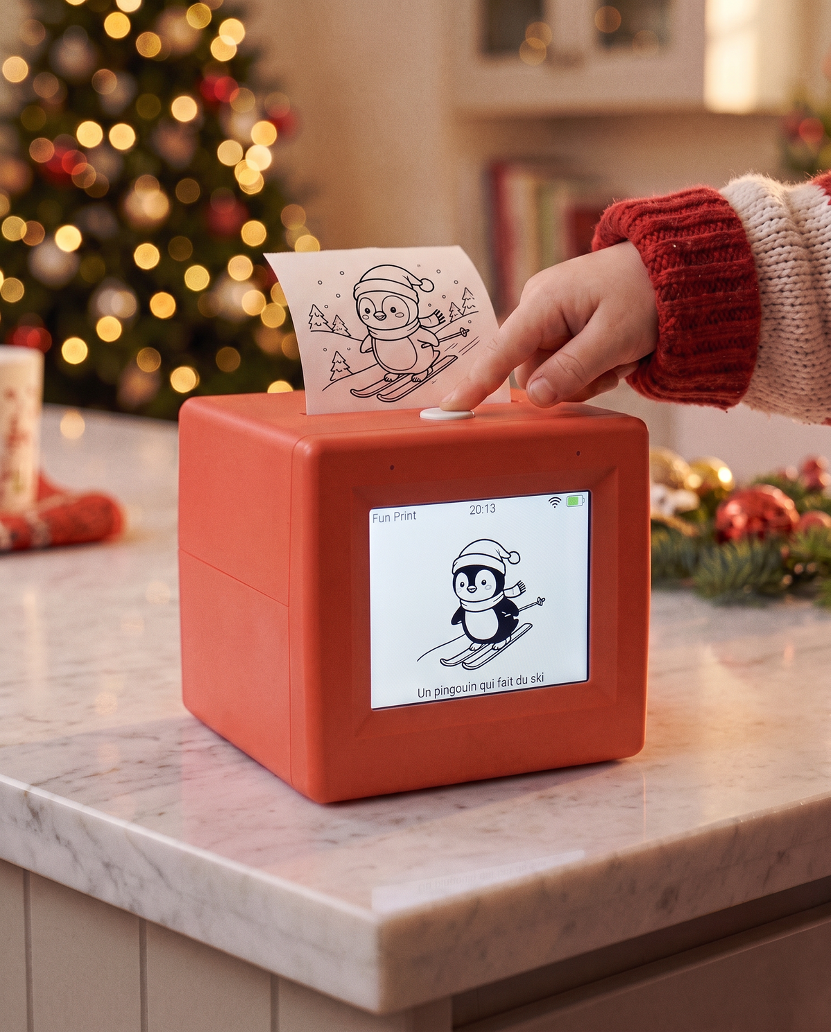 ImprimMagique™ – Mini Imprimante Créative de Stickers à Colorier