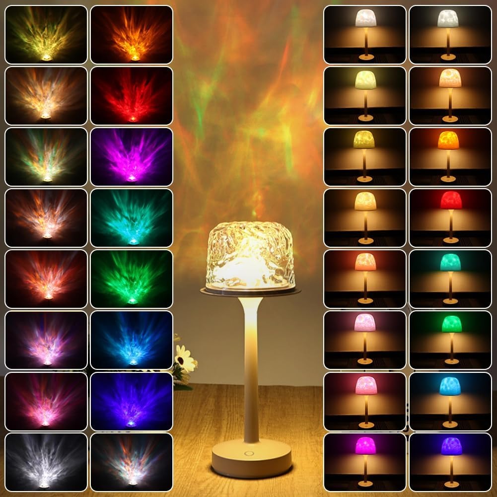Ondélys™ – Lampe Projecteur 3-en-1 à Effet Vagues Océaniques