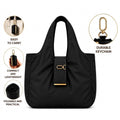 SacÉclair™ – Sac Cabas Pliable avec Porte-Clés