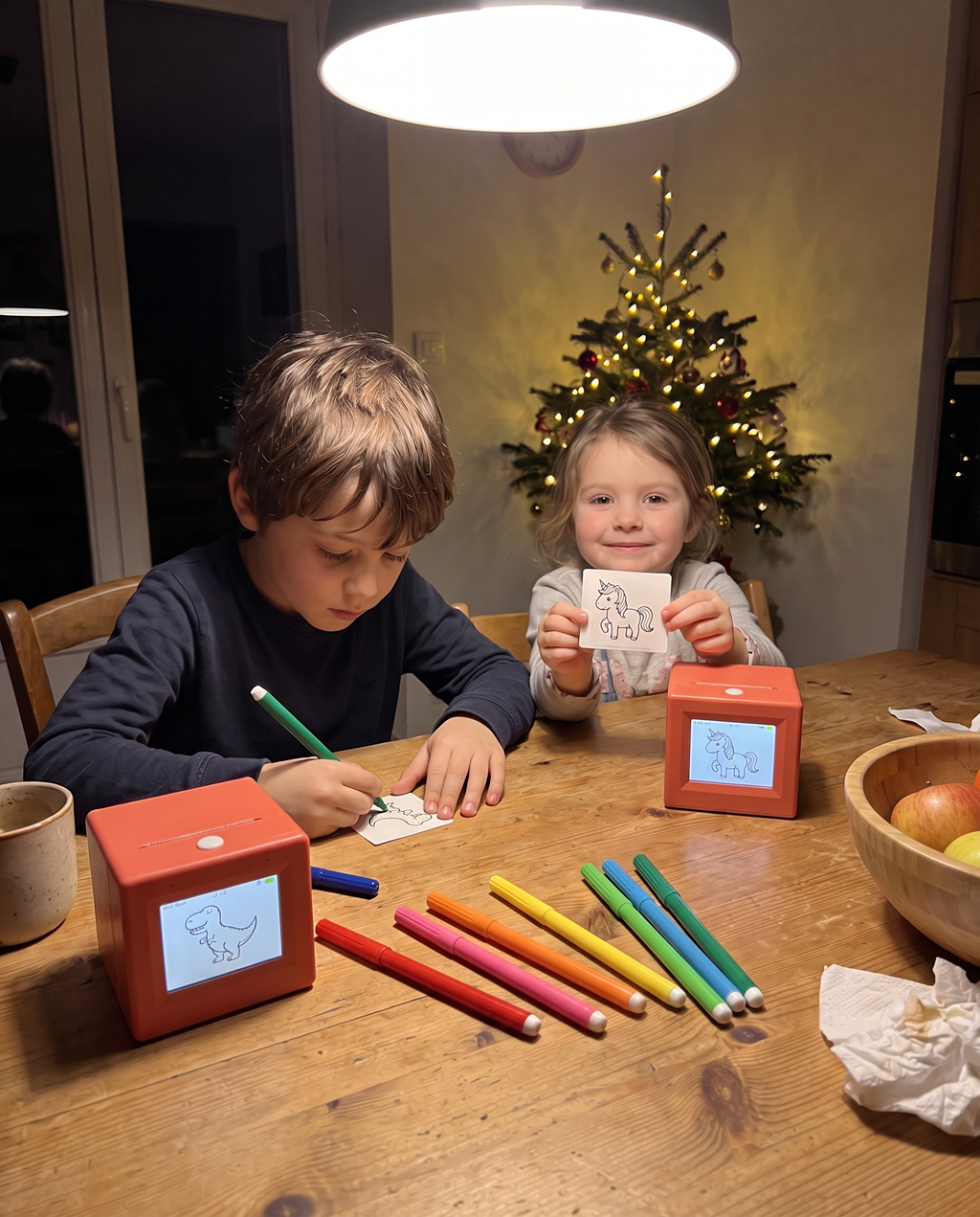 ImprimMagique™ – Mini Imprimante Créative de Stickers à Colorier