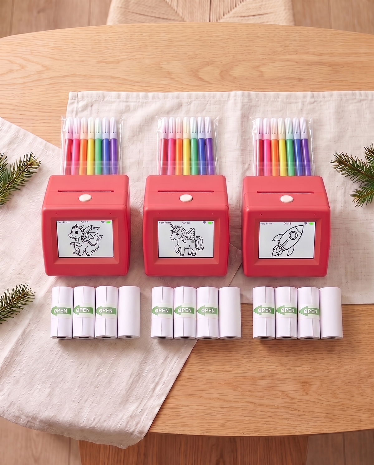 ImprimMagique™ – Mini Imprimante Créative de Stickers à Colorier