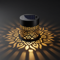 MandalaLueur™ – Lampe Solaire Décorative Effet Mandala