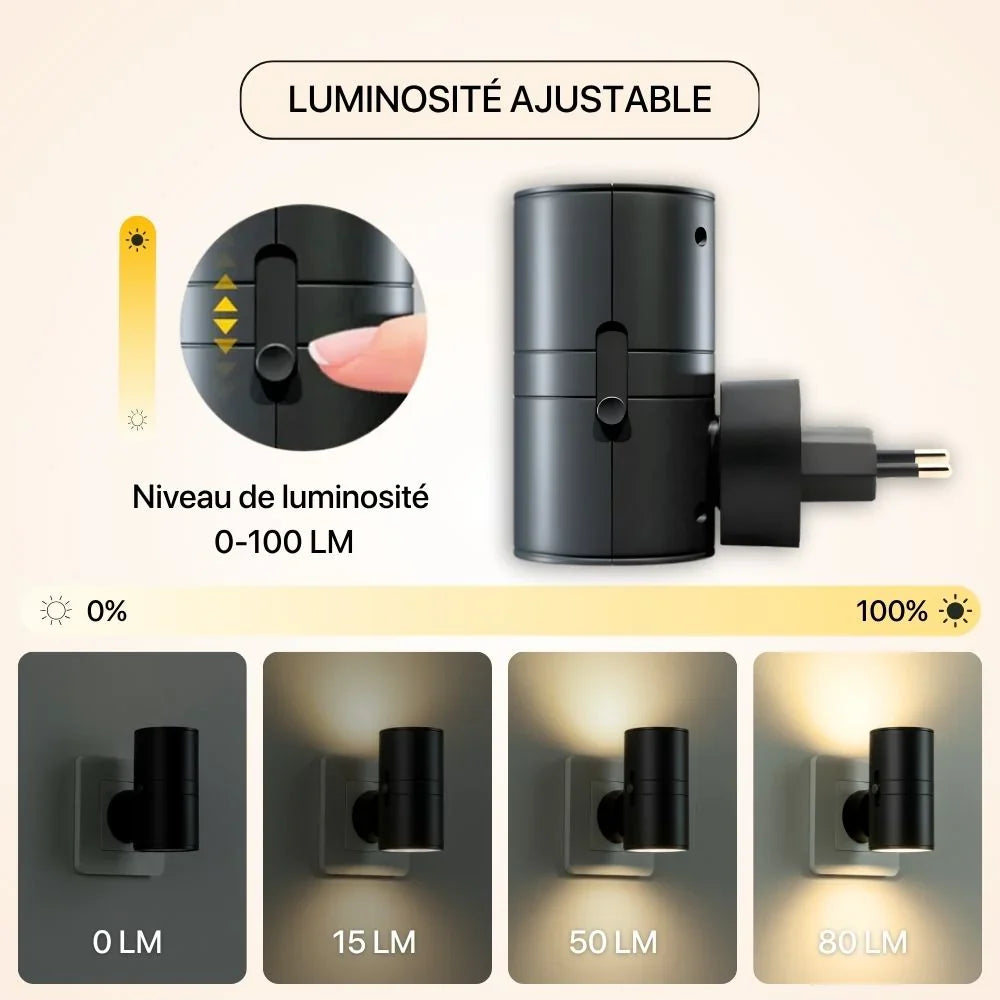 Lampe murale LED à branchement direct