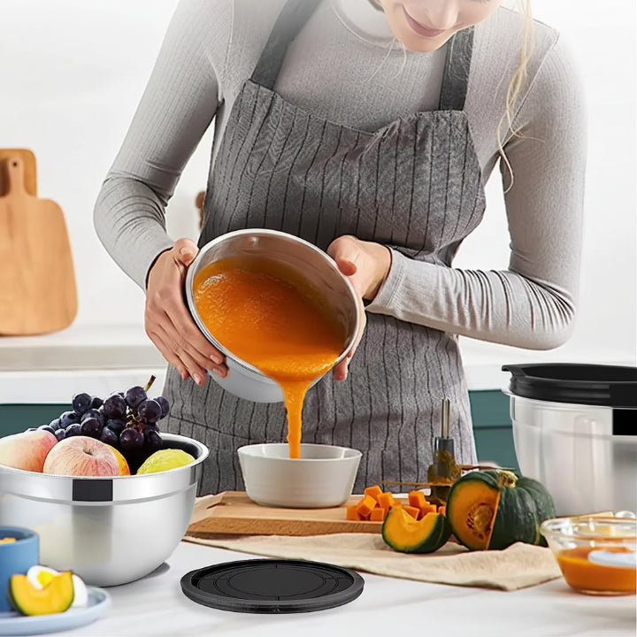 Dernier Jour -50% | CookEase™ Set de Bols en Acier Inoxydable (5 Pièces)