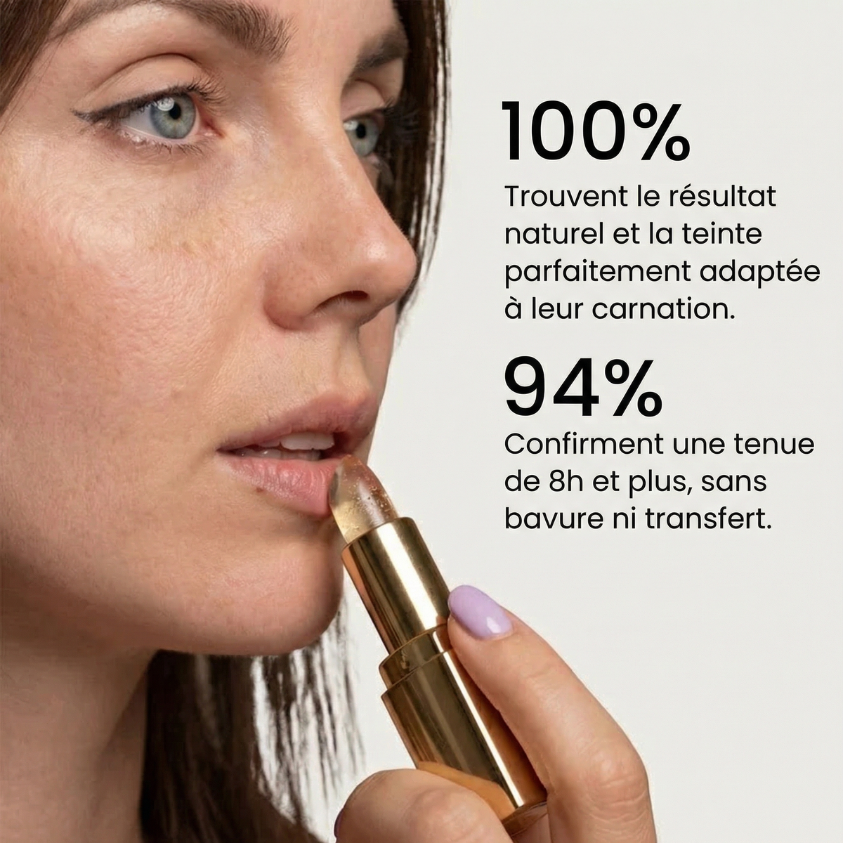 LèvreÉclat™ – Rouge à Lèvres Réactif au pH