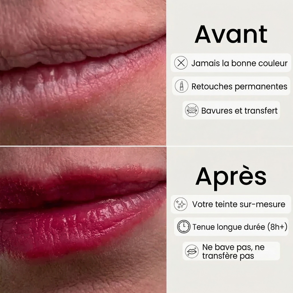 LèvreÉclat™ – Rouge à Lèvres Réactif au pH