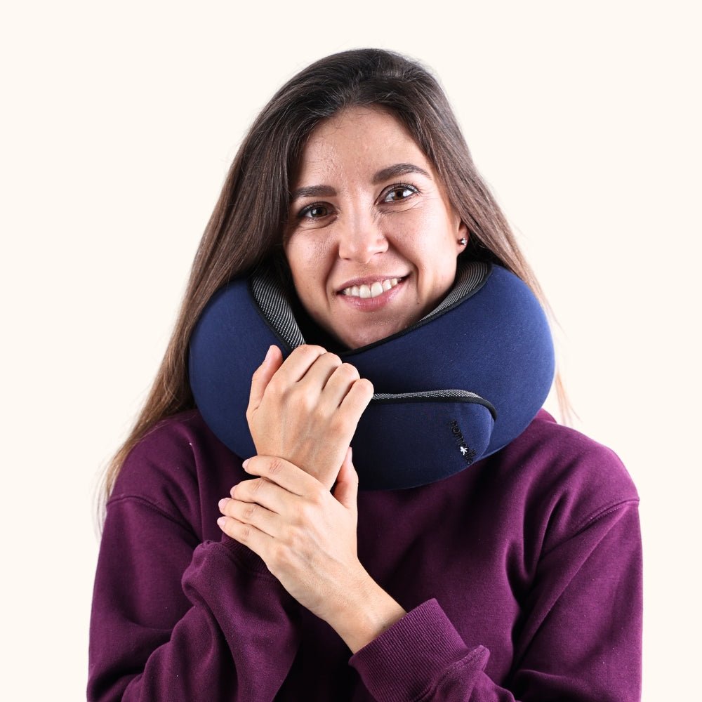 NuqueDouce™ – Coussin Ergonomique de Voyage à Mémoire de Forme
