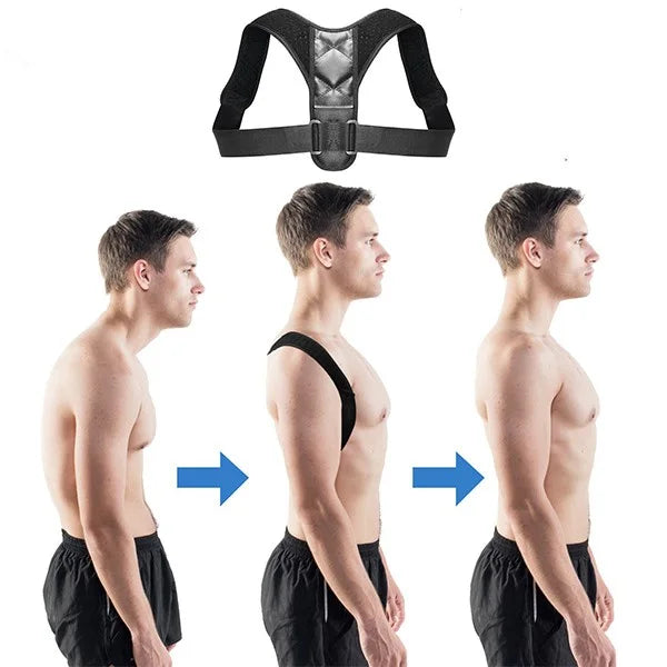 PostureÉquilibre™ – Correcteur de Posture Ajustable avec Soutien du Dos