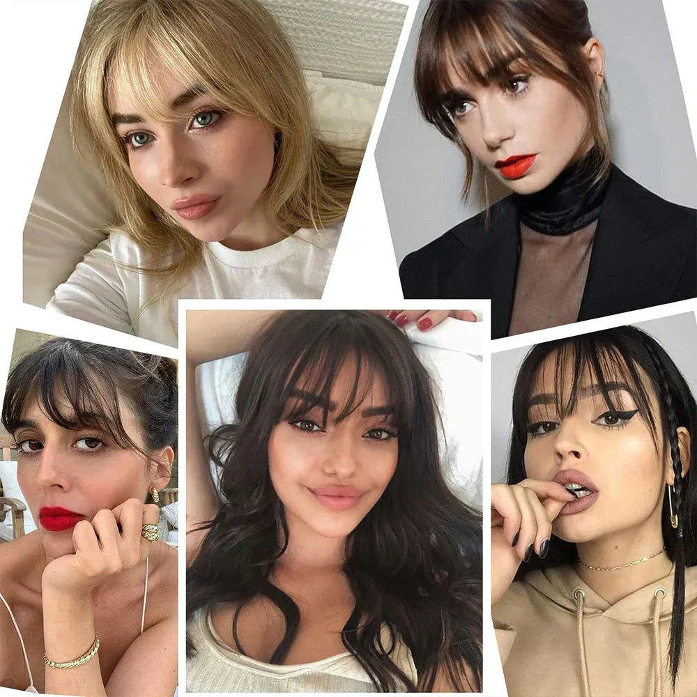 Dernier Jour -50% | ClipBangs™ Frange à clip (100% cheveux naturels)