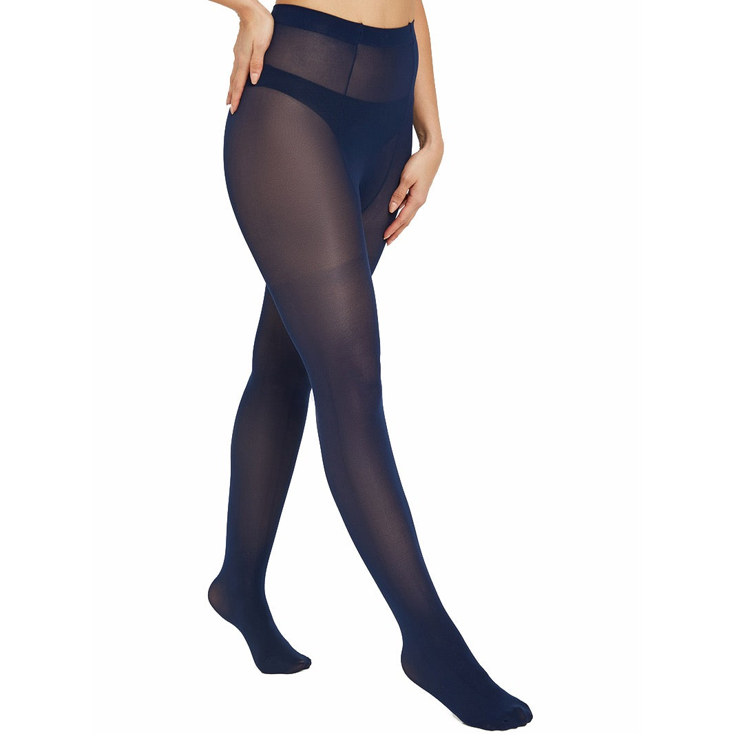 Élancéa™ – Collant Voile Sculptant à Taille Haute