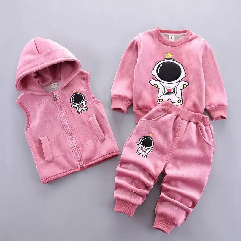 OursonCâlin™ – Ensemble Douillet Trois Pièces pour Enfant