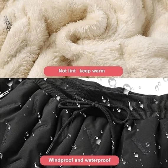 HiverConfort™ – Pantalon Thermique Déperlant Doublé Polaire