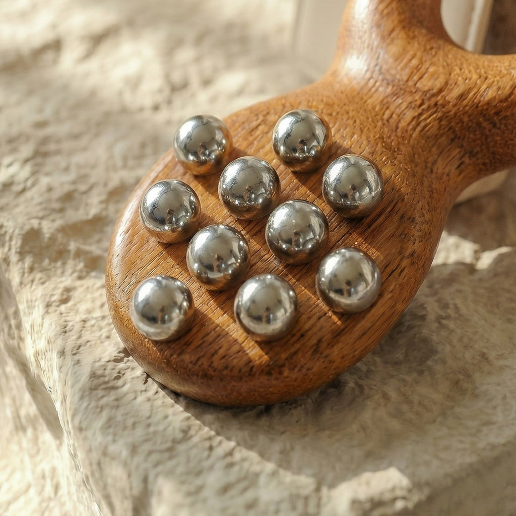AcupressBois™ – Masseur d’Acupression en Bois et Acier Inoxydable