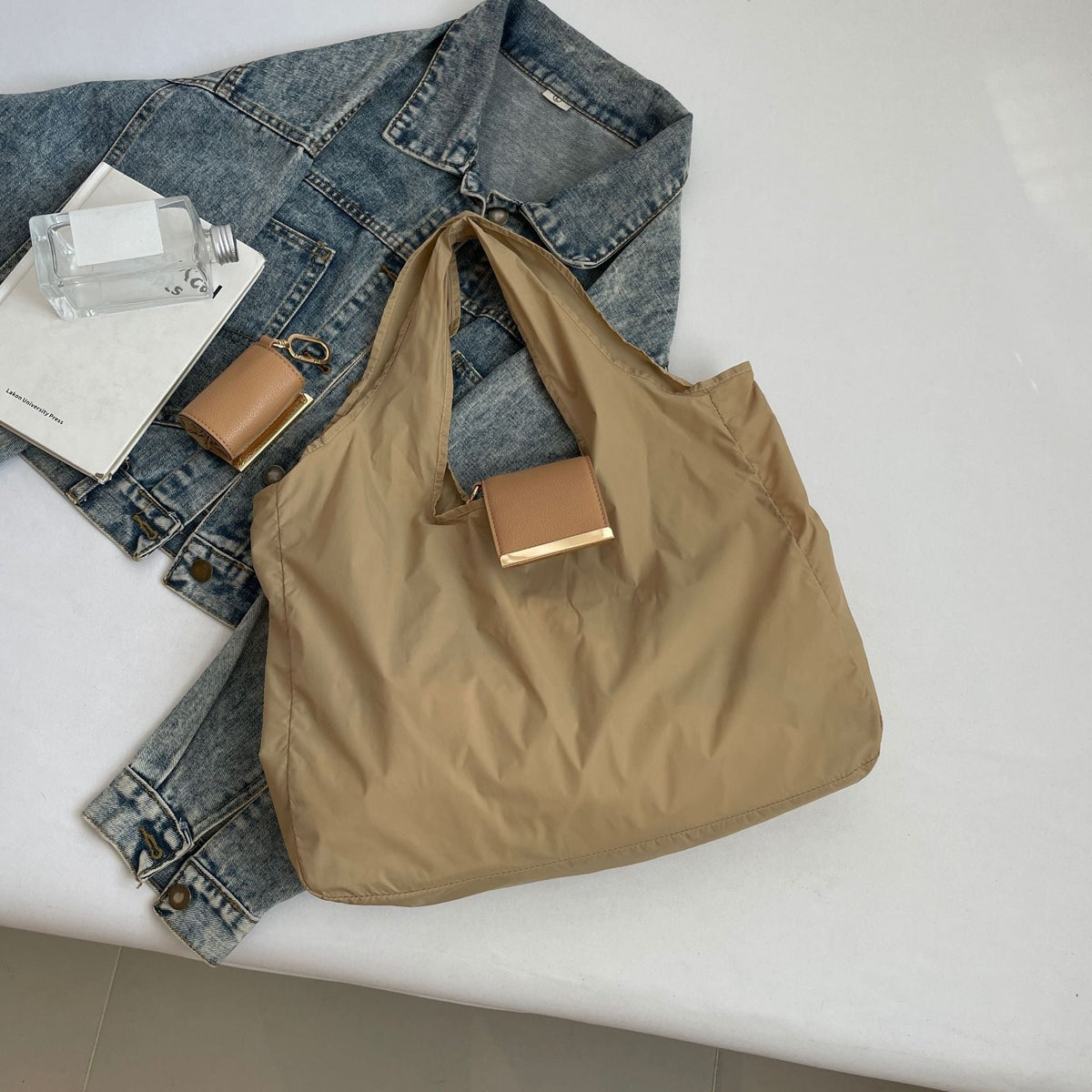 SacÉclair™ – Sac Cabas Pliable avec Porte-Clés