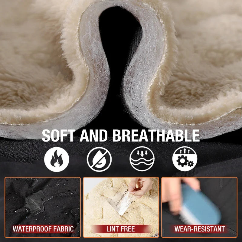HiverConfort™ – Pantalon Thermique Déperlant Doublé Polaire