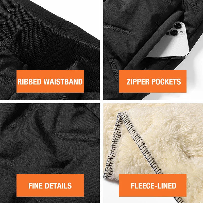 HiverConfort™ – Pantalon Thermique Déperlant Doublé Polaire