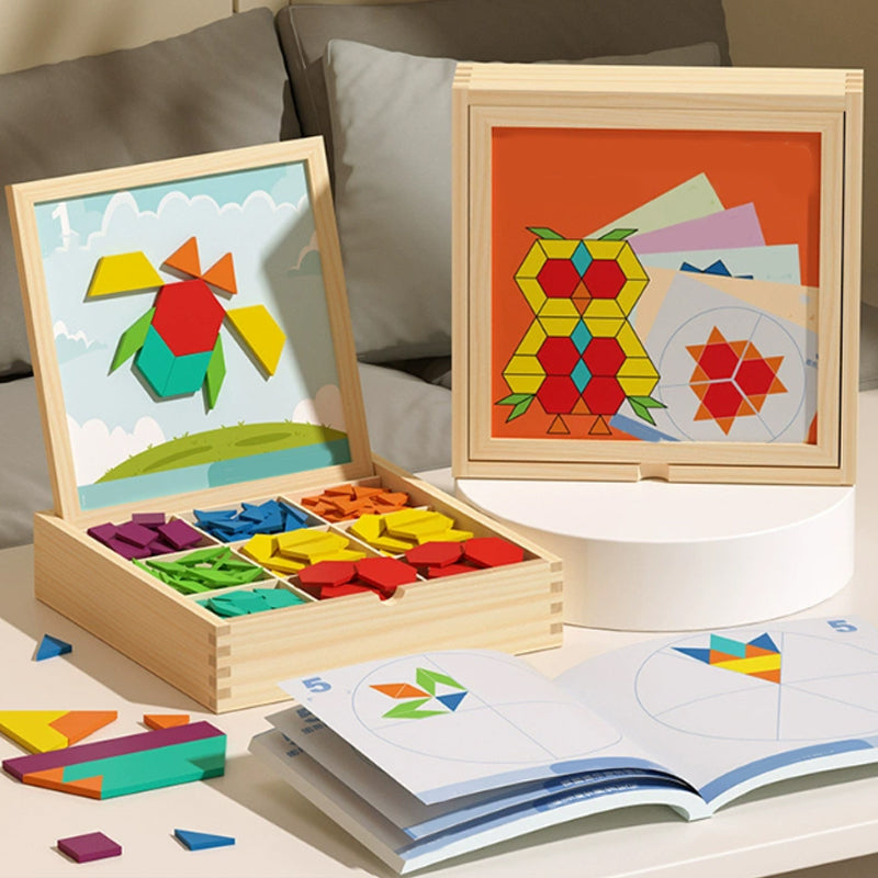 Dernier Jour -50% | BuildiFun™ Jeu de puzzle magnétique en bois