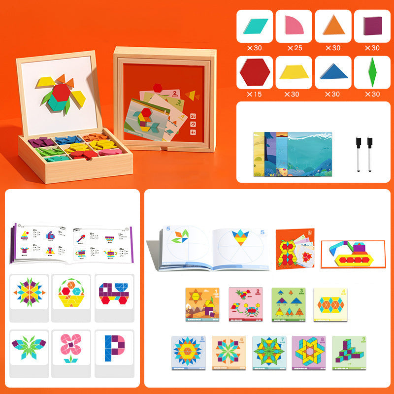 Dernier Jour -50% | BuildiFun™ Jeu de puzzle magnétique en bois