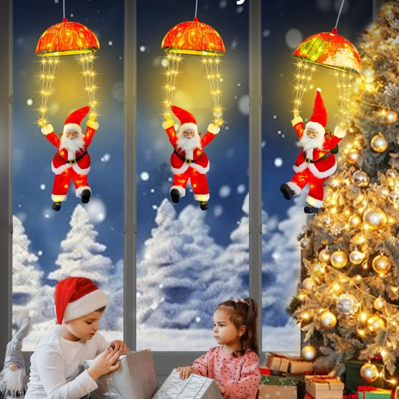 NoëlVolant™ – Père Noël Lumineux en Parachute