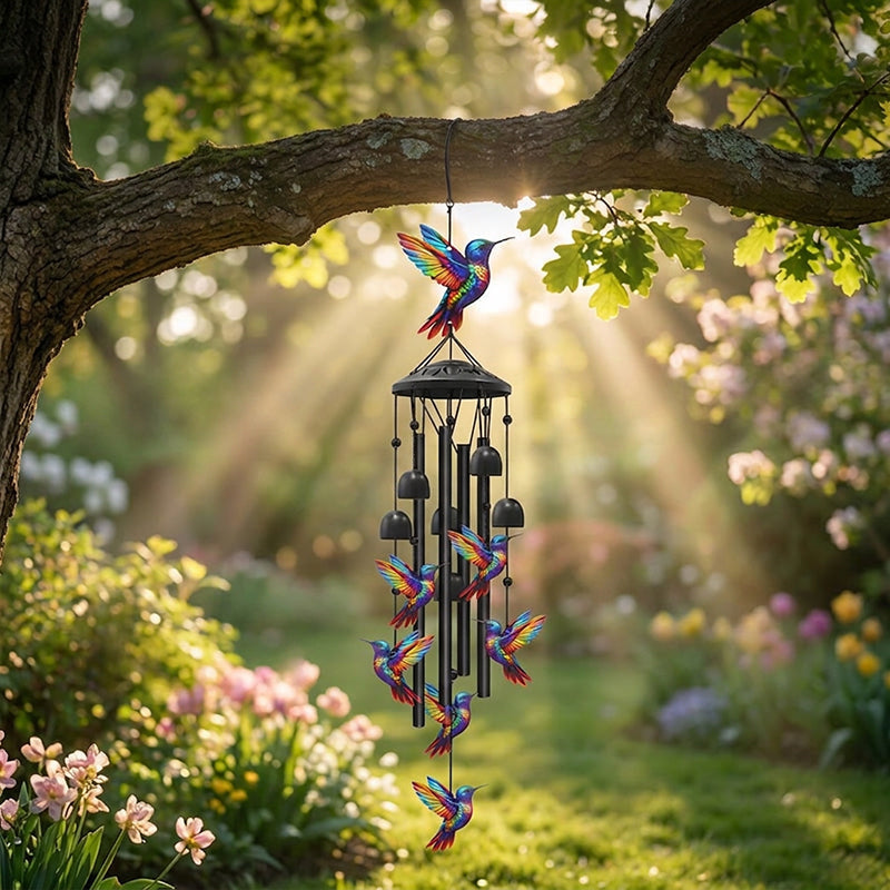 HarmonieVent™ – Carillon Éolien Commémoratif en Métal pour Jardin