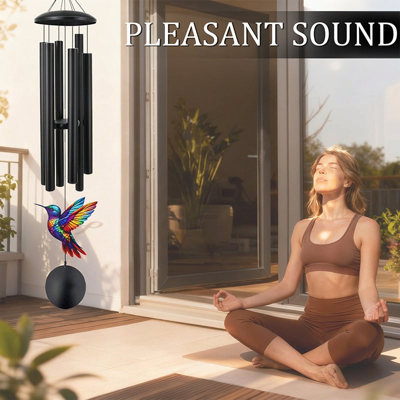 HarmonieVent™ – Carillon Éolien Commémoratif en Métal pour Jardin