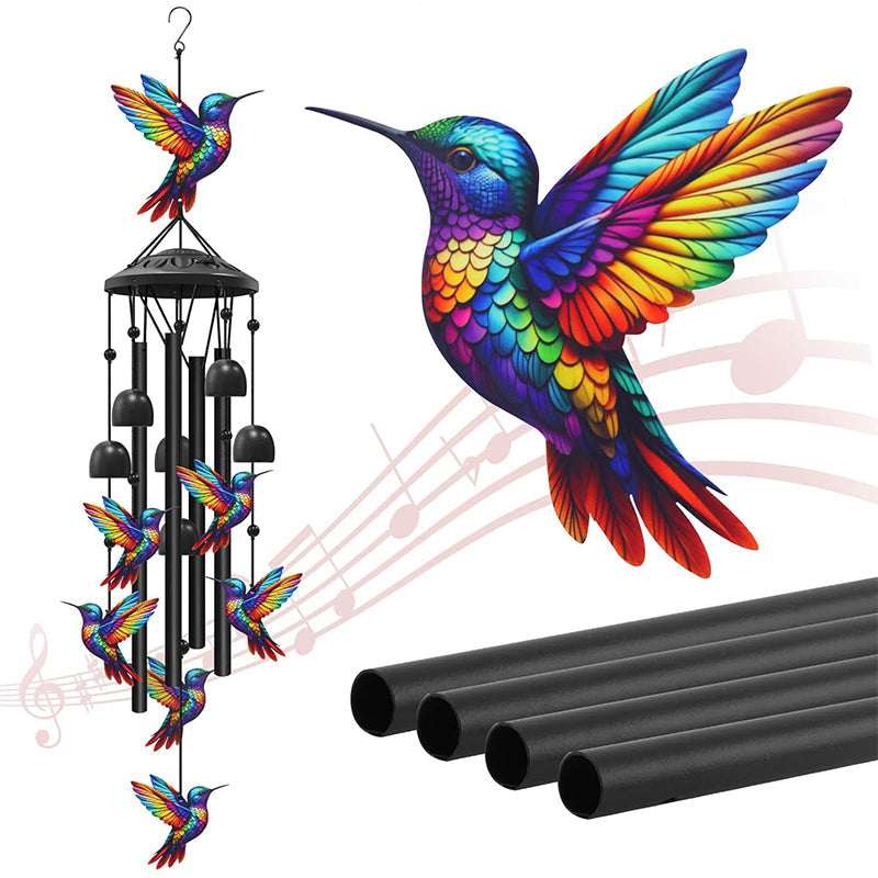 HarmonieVent™ – Carillon Éolien Commémoratif en Métal pour Jardin