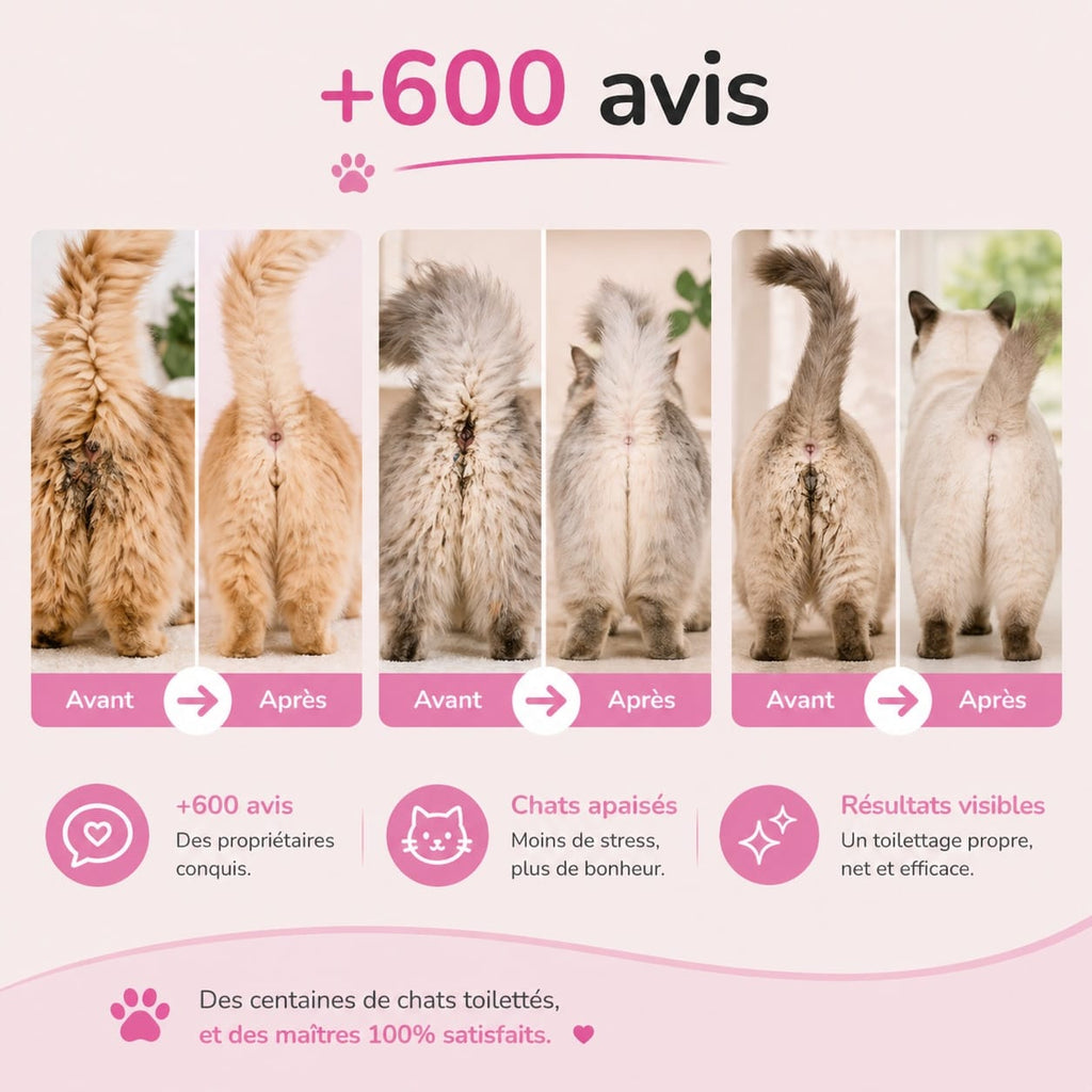 PelagePrécis™ – Tondeuse Silencieuse Anti-Nœuds pour Chat